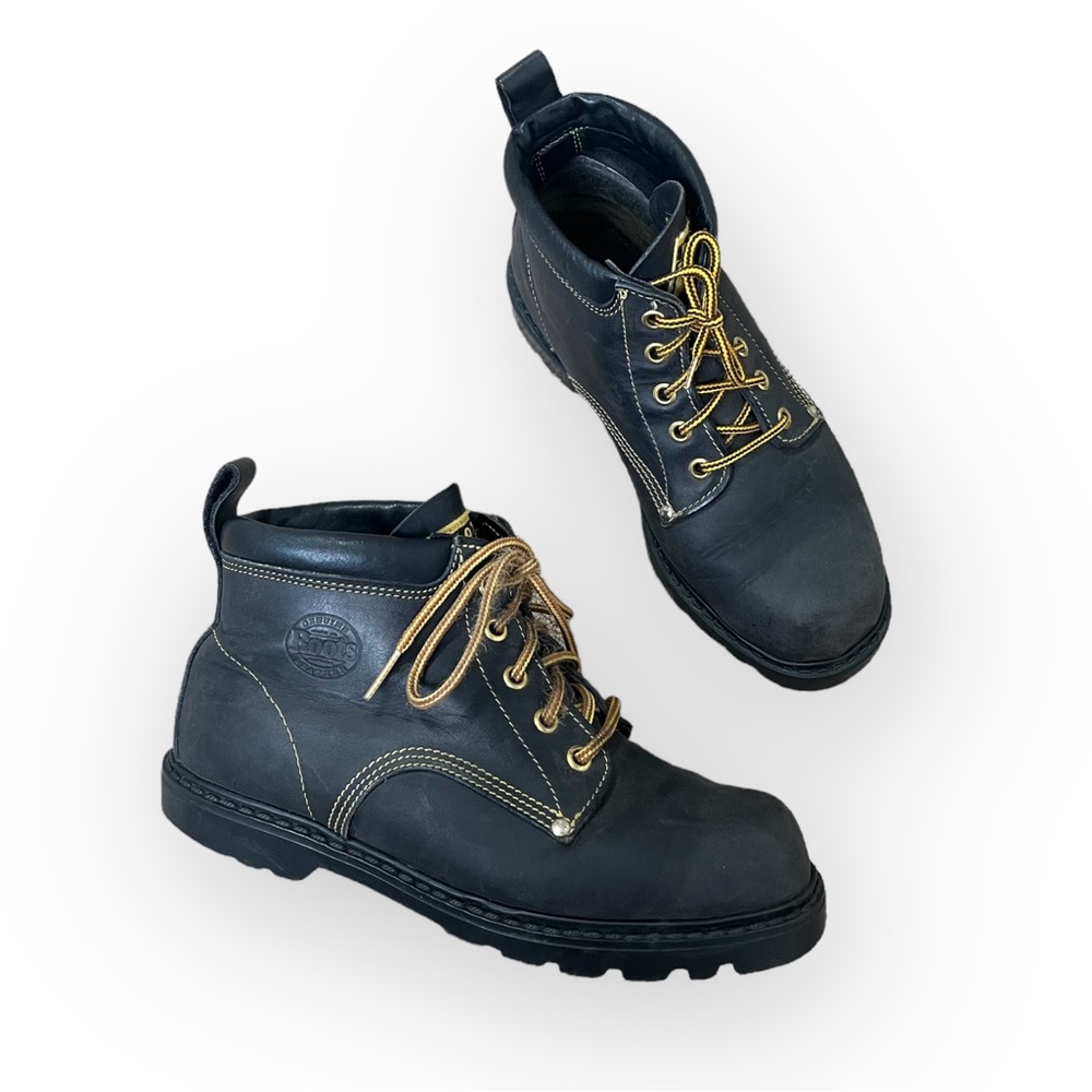 Roots Tuff Leather Lace Up Boots